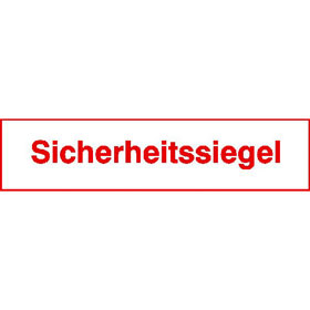 Sicherheitssiegel aus Dokumentenfolie, 10 St�ck auf Bogen