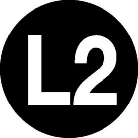 Leiterkennzeichnung f�r Wechselstromnetz auf Bogen L2 (Au�enleiter 2)