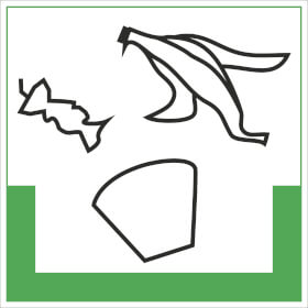 RESIGN / Symbolschild Biom�ll