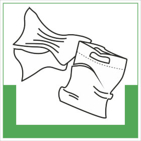 RESIGN / Symbolschild Folie
