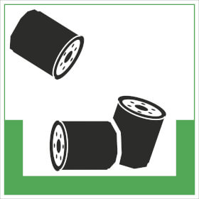 RESIGN / Symbolschild �lfilter