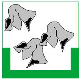 RESIGN / Symbolschild �lhaltige Lappen