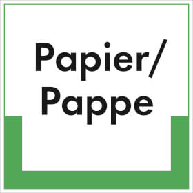 RESIGN / Textschild Papier / Pappe