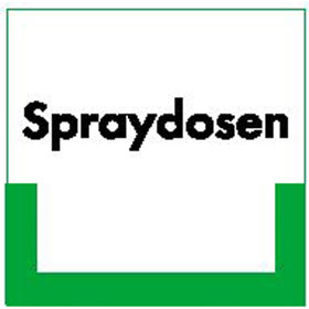 RESIGN / Textschild Spraydosen