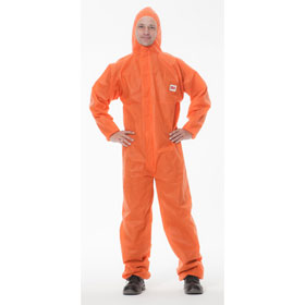 Schutzanzge Schutzbekleidung 3M Schutzanzug, orange, Schutztyp 5/6, CE-Kategorie III,