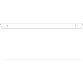 Fahnenschild neutral zur Deckenmontage