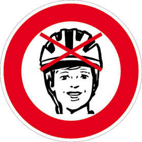 Spielplatzschild Spielgerte mit Helm beklettern verboten