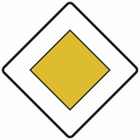 Verkehrszeichen - StVO Vorfahrtstrae