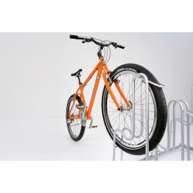 Fahrradstnder Bgelparker WSM  fr Reifenbreite bis 5,5 cm, Radabstand 35,0 cm, Center - 3 Einstellpltze, L: 1