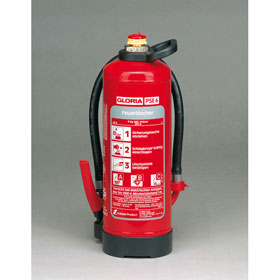Feuerl�scher Pulver-Aufladel�scher PSE 9 GA f�r Brandklassen A, B und C,