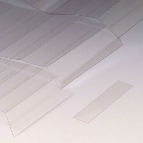 Kunststoffstreifen klar, f�r Permaflex C-Profil 1 VE = 100 St�ck