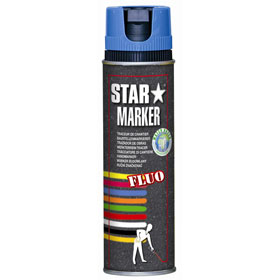 Bodenmarkierungen Spezialfarbe Handmarkierfarbe StarMarker, blau fluoreszierend, 