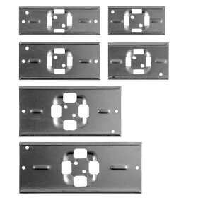Kennflex Schilderhalter aus Edelstahl (V2A) zum Einschieben von gravierten und bedruckten Schildern