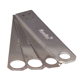 Kennflex Anschraubhalter aus Aluminium mit Bohrung 13 mm