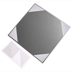 4 Klebepads aus synthetischem Kautschuk zur Montage von Aluminiumschildern