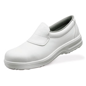 Arbeitsschuhe Praxis Krankenhaus Fu�schutz S2 SANITARY Sicherheits-Slipper, wei�, Norm EN 345 S2,