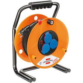 Brennenstuhl Kabeltrommel Industrie-/ Baustellentrommel Brobusta IP 44, 25 m Kabel