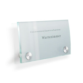 CRISTALLO T�rschilder gew�lbt aus Einscheiben-Sicherheitsglas,