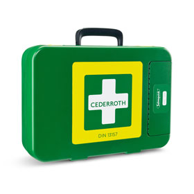 Cederroth First Aid Kit gem. DIN 13157, Erste Hilfe Koffer fr unterwegs, grn, Cederroth,