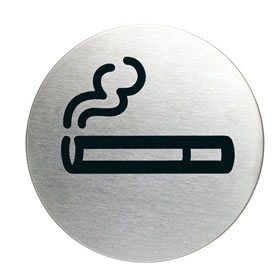 Piktogramme rund Symbol: Raucher