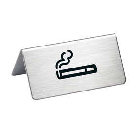 Tischaufsteller Symbol: Raucher
