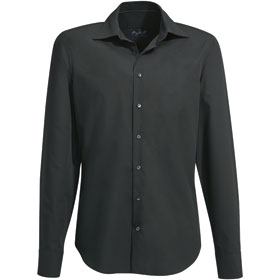 Hemden Businesshemden HAKRO Business - Hemd Tailored Fit, Langarm, schwarz, 