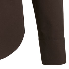 Hemden Businesshemden HAKRO Business-Hemd Tailored Fit, Langarm, dunkelbraun,