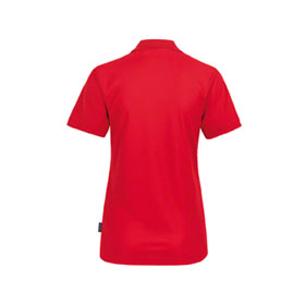 No 206 Women-Poloshirt Coolmax rot Piqu-Poloshirt, temperaturregulierend