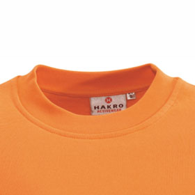 Berufsbekleidung Sweatshirt HAKRO Sweatshirt 'performance', orange,