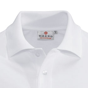 Berufsbekleidung Poloshirts HAKRO Poloshirt 'CLASSIC', wei,