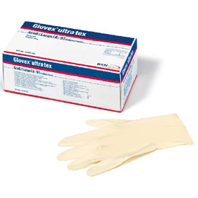 Latex Handschuhe Glovex ULTRA TEX und ULTRA STERIL, puderfreie