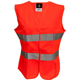 Warnschutzwesten Warnbekleidung Damen Farbe: fluoreszierend orange
