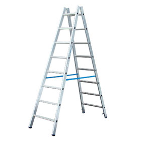 Leitern Sprossen - DoppelLeitern Krause Sprossen-DoppelLeiter, (Alu), Arbeitsh�he 3,3 m,