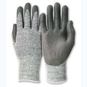 Arbeitshandschuhe Schnittschutz Schnittschutzhandschuhe KCL Camapur Cut, Farbe: grau - schwarz, 