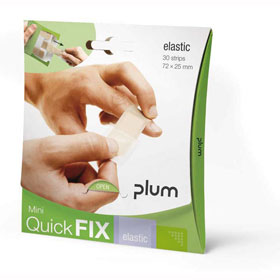 Plum Pflasterspender QuickFix Mini mit elastischen Pflastern ideal fr unterwegs