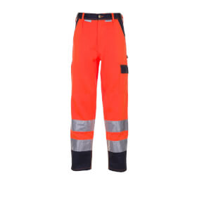 Warnschutzkleidung Warnschutzhosen PLANAM Warnschutz - Bundhose, orange - marine