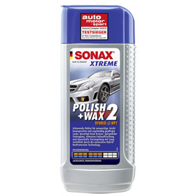 SONAX XTREME Polish+Wax 2 Hybrid NPT, Politur gegen feine Kratzer und matten Glanzschleier, 