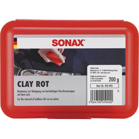 SONAX Clay Reinigungsknete zur Beseitigung von hartnckigen Verschmutzungen wie Flugrost, Baumharz, Teer