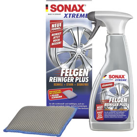 SONAX XTREME Felgenreiniger PLUS hochwirksamer, surefreier Spezialreiniger fr alle Stahl - und Leichtmetallfelge