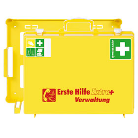 Erste - Hilfe - Koffer SHNGEN EXTRA + Verwaltung MT - CD gelb, DIN 13157 inkl. Erweiterungen, 