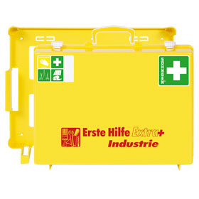 Erste - Hilfe - Koffer SHNGEN EXTRA + Industrie MT - CD gelb, DIN 13157 inkl. Erweiterungen, 