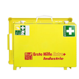 Erste-Hilfe-Koffer SHNGEN EXTRA + Industrie MT-CD gelb, DIN 13157 inkl. Erweiterungen,