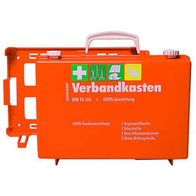 Kfz-Verbandkasten GGVS Kunststoffkoffer, F�llung nach DIN 13164,