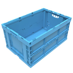 Transportboxen Walther Faltsysteme Faltbox aus hochwertigem PP, Farbe: blau, 