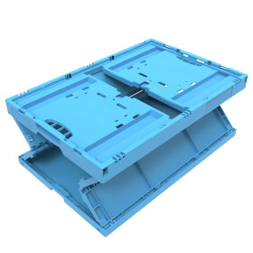 Transportboxen Walther Faltsysteme Faltbox aus hochwertigem PP, Farbe: blau,