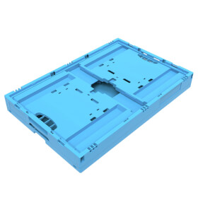 Transportboxen Walther Faltsysteme Faltbox aus hochwertigem PP, Farbe: blau,