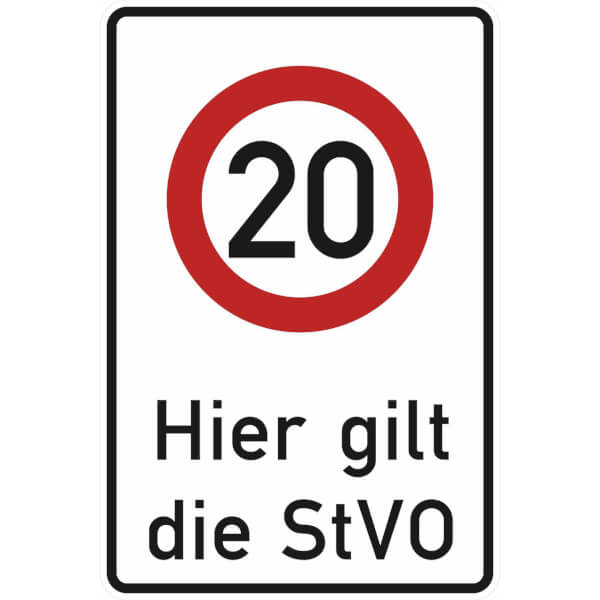 Verkehrsschild - Betriebskennzeichnung Zeichen: Zulässige ...