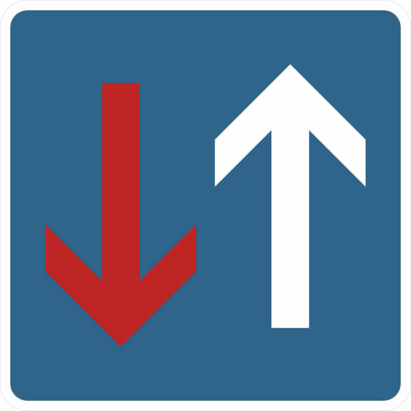Malvorlage vorrang vor dem gegenverkehr information