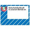 Sicherheitsaushang Sicherheitsfachkraft in unserem ...