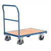 Transportwagen Schiebeb�gelwagen, pulverbeschichtet enzianblau,